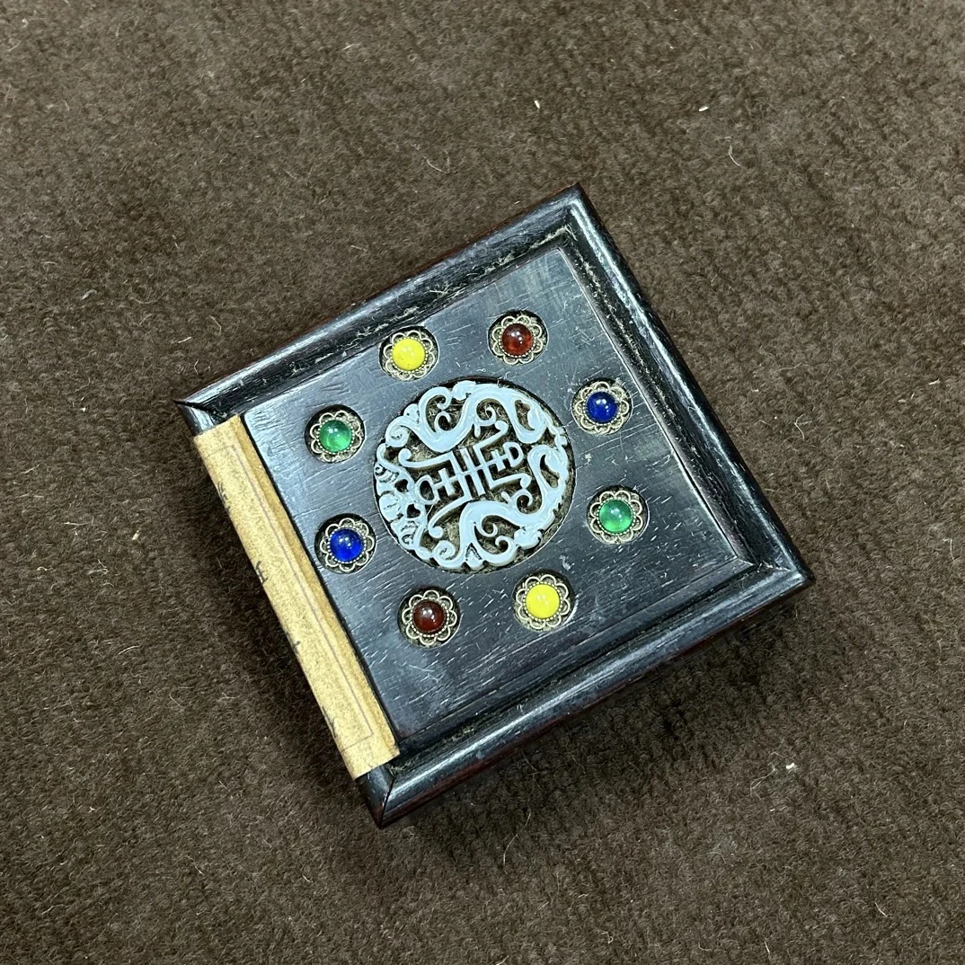 【闪购商品】闷 多彩风谭木盒木摆件复古工艺风