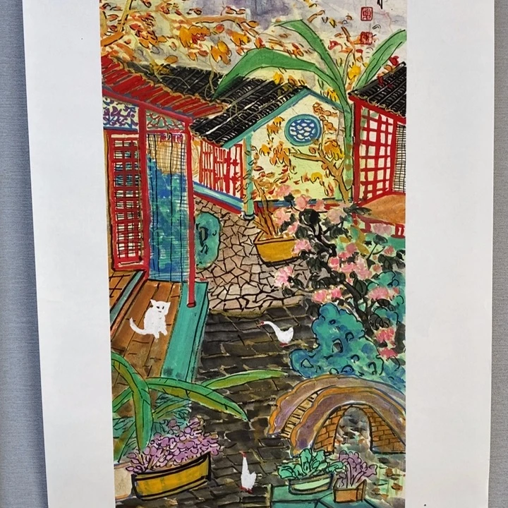 国画亲笔手绘原创