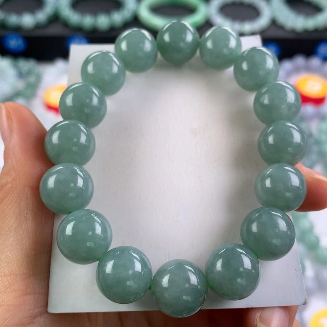 翡翠未镶嵌手链卡13.3