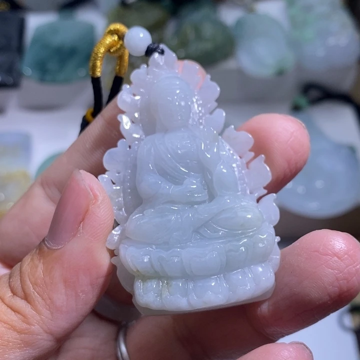【闪购商品】颈饰未镶嵌翡翠阿咪