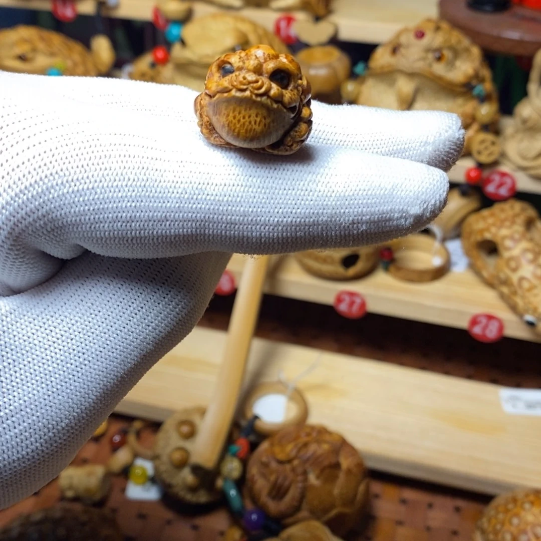 竹星**?根雕老料鱼龙小金蟾