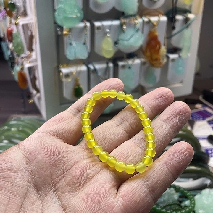 蛇纹石玉未镶嵌手链