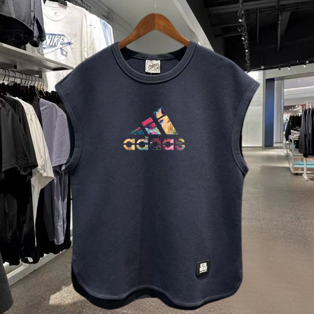 夏季背心品质篮球服宽松运动棉背心休闲清凉坎肩男