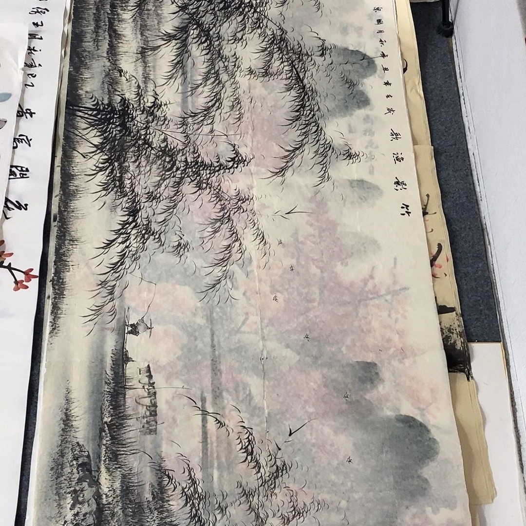 国画画画真的画画画