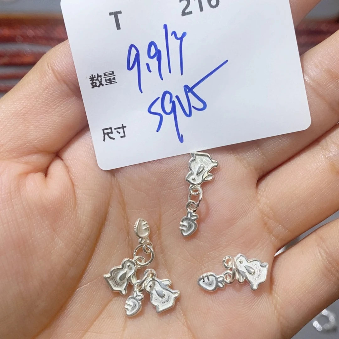 银S925镶嵌颈饰水晶T216