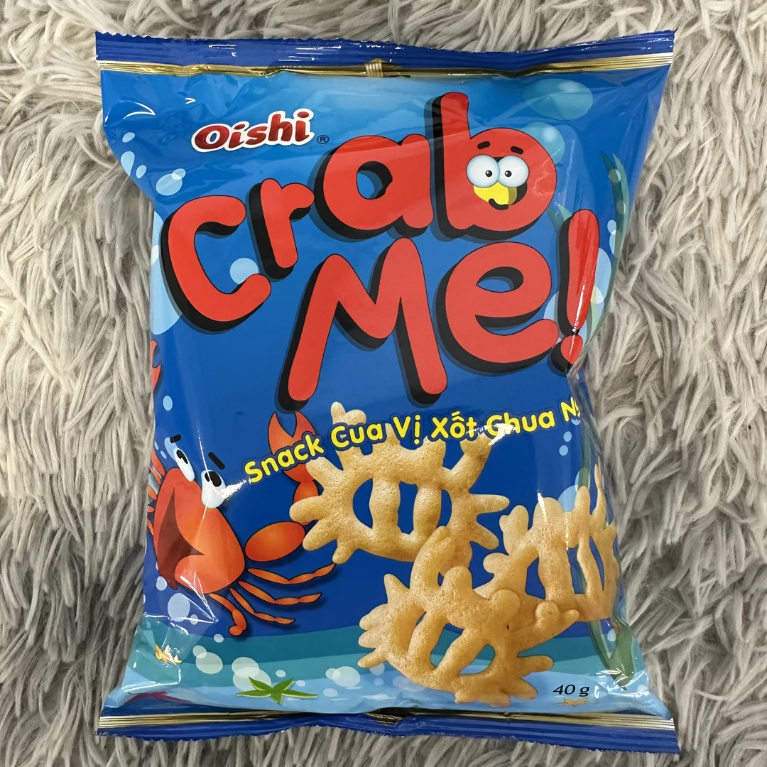 （2包）越南进口上好佳酸甜蟹味片