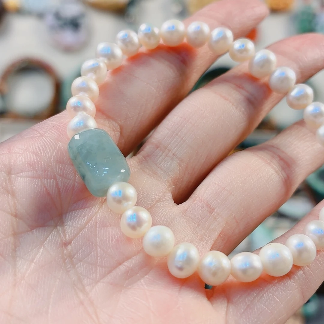 翡翠未镶嵌手链手串