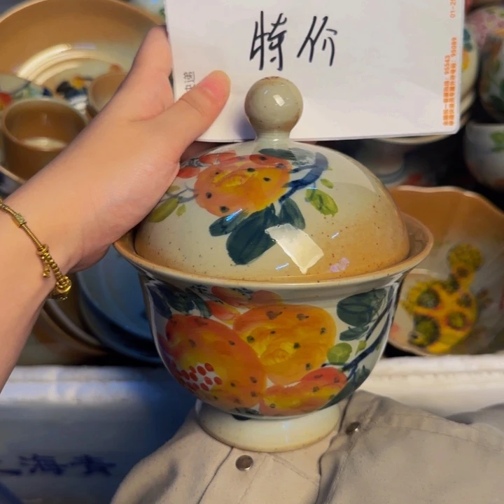 瓷片景德镇陶瓷手工手绘
