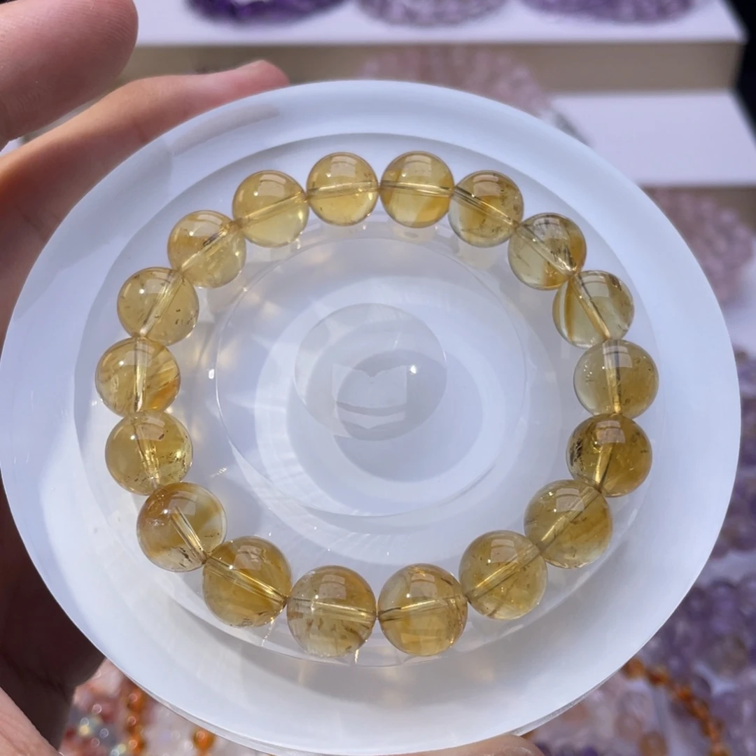水晶手链未镶嵌黄水