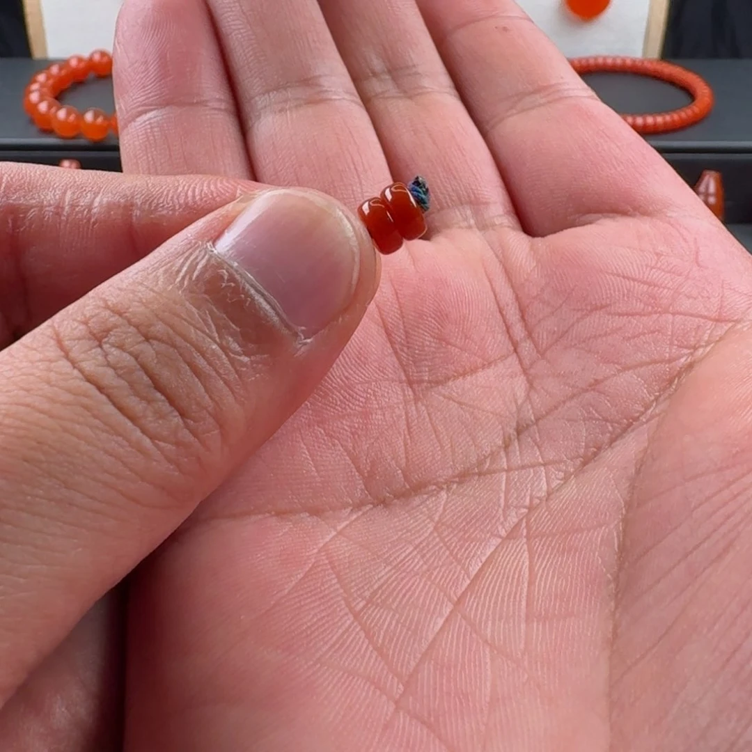 南红玛瑙隔片未镶嵌