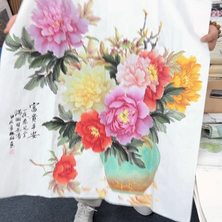 国画纯手绘作品欣赏图