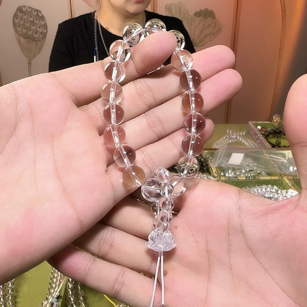 女***王手链未镶嵌水晶白水晶