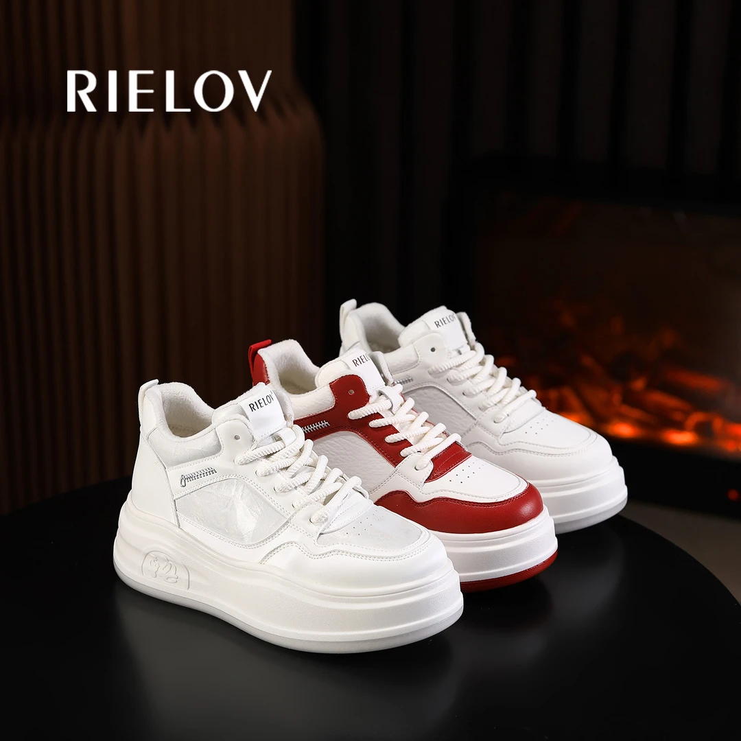 【RIELOV●秀儿●白露】增高6cm时尚潮流百搭女士休闲鞋10306