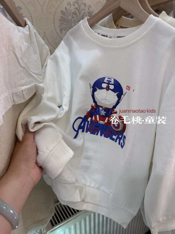 卷毛桃2025春哆啦A梦卫衣