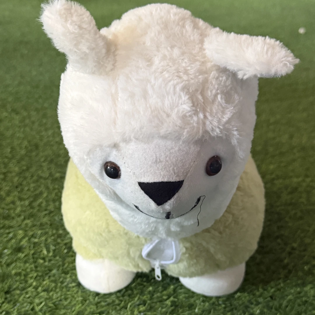 可爱羊驼公仔毛绒玩具小羊睡觉布娃娃草泥马玩偶礼物