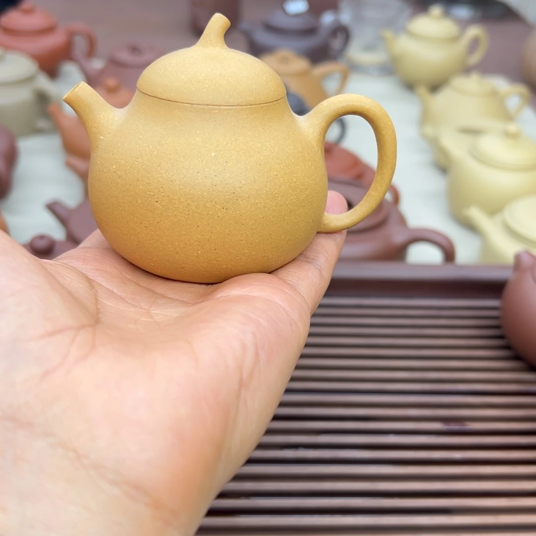 紫砂茶壶茄瓜微瑕120cccc
