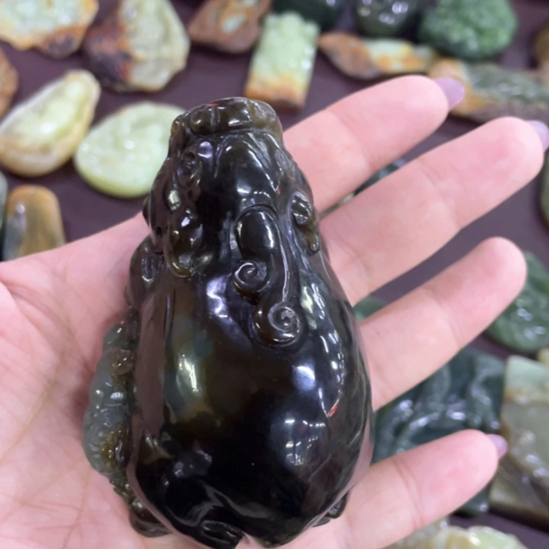 【闪购商品】未镶嵌和田玉把件柯*