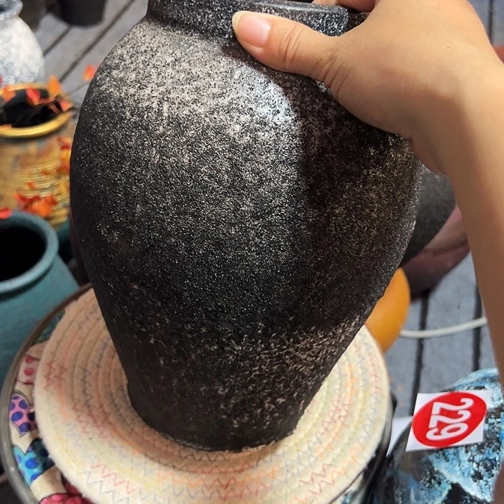 黑色喷砂高27口11默认打孔