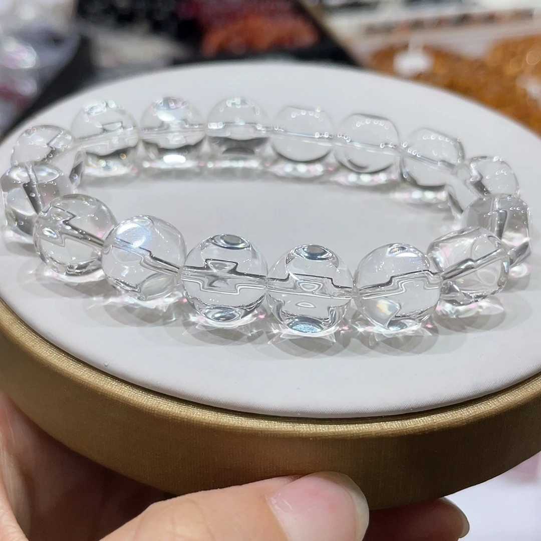 未镶嵌珠宝半成品水晶双A白水晶