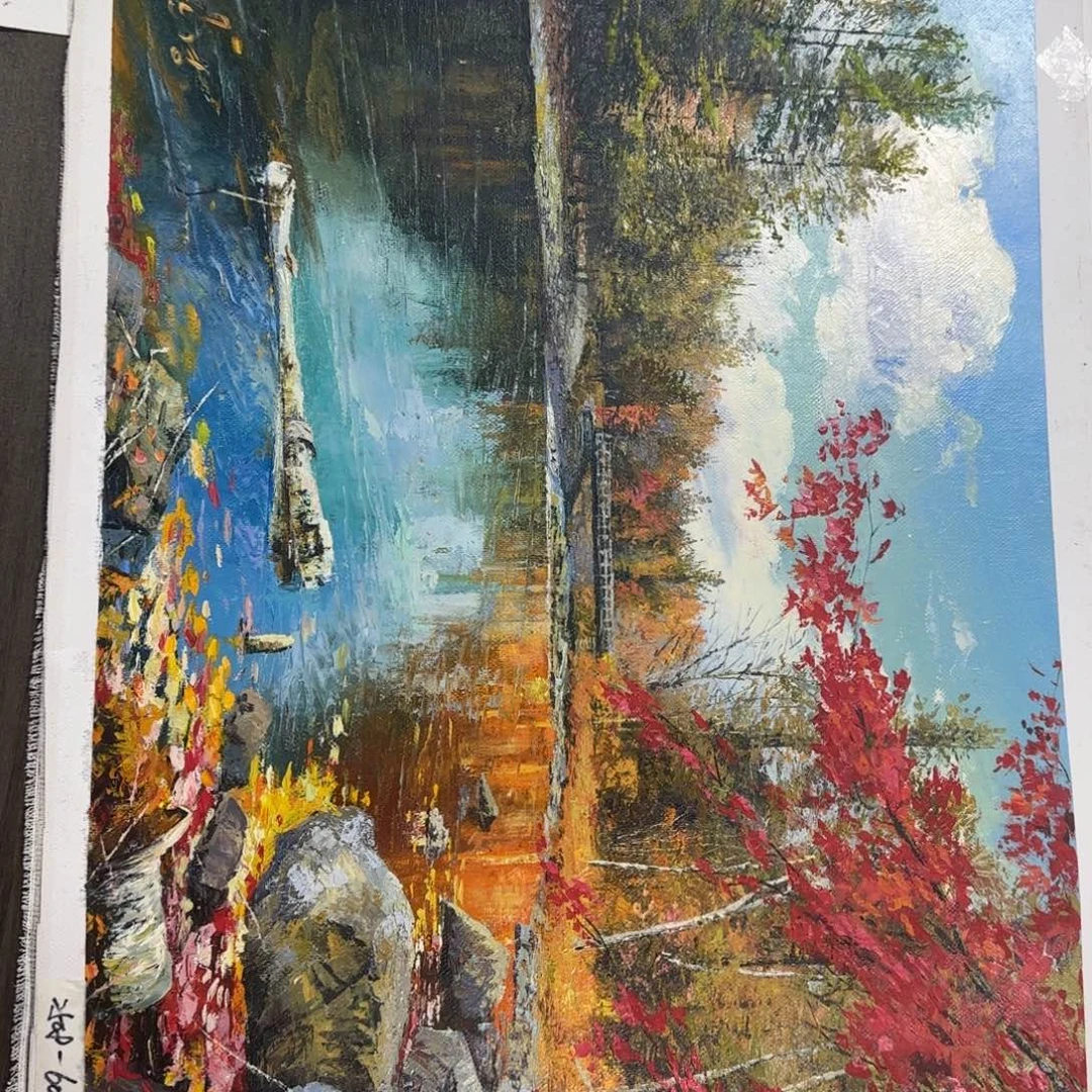 油画你在我心里是个