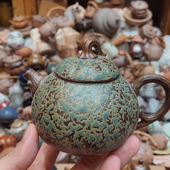 柴烧老岩泥高端茶器