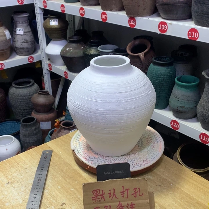 【闪购商品】红陶粗糙盆默认打孔高25口9