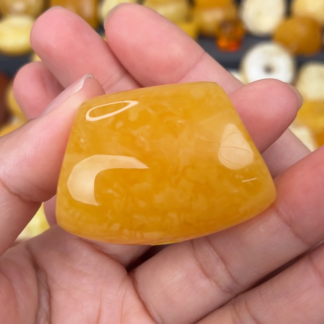 蜜蜡未镶嵌吊坠(不含链)妖花马蹄