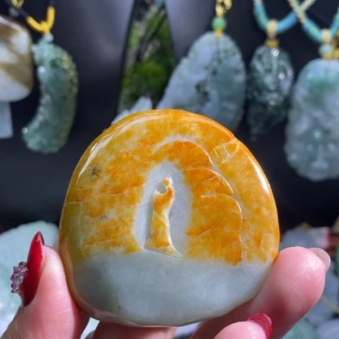 【闪购商品】颈饰未镶嵌翡翠悟道