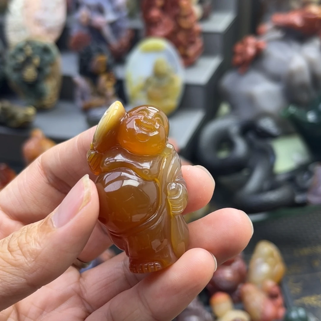 夜***笛玛瑙/玉髓颈饰未镶嵌