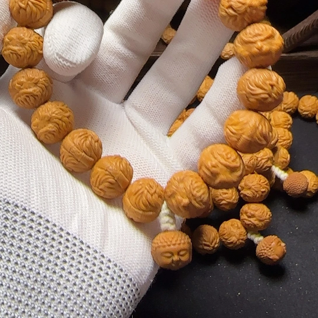 ∽***测猴头核桃吊坠猴头15