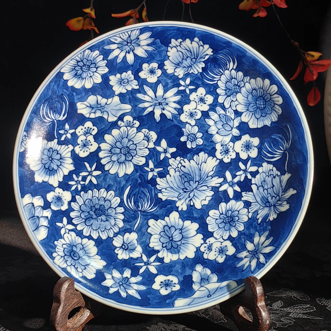 觅纤柴窑 万花壶承-18厘米  MQ0027