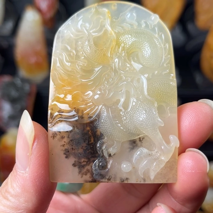 石英质玉（黄龙玉）未镶嵌手链