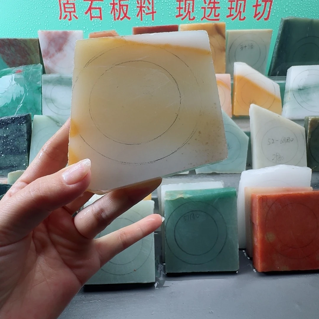 石英质玉（金丝玉）未镶嵌手镯手镯定制