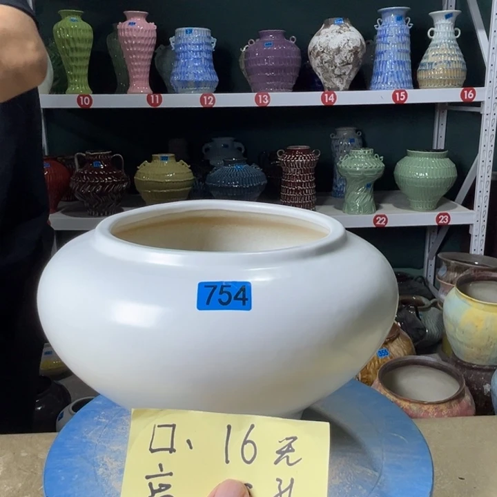 景德镇陶瓷花盆花器754