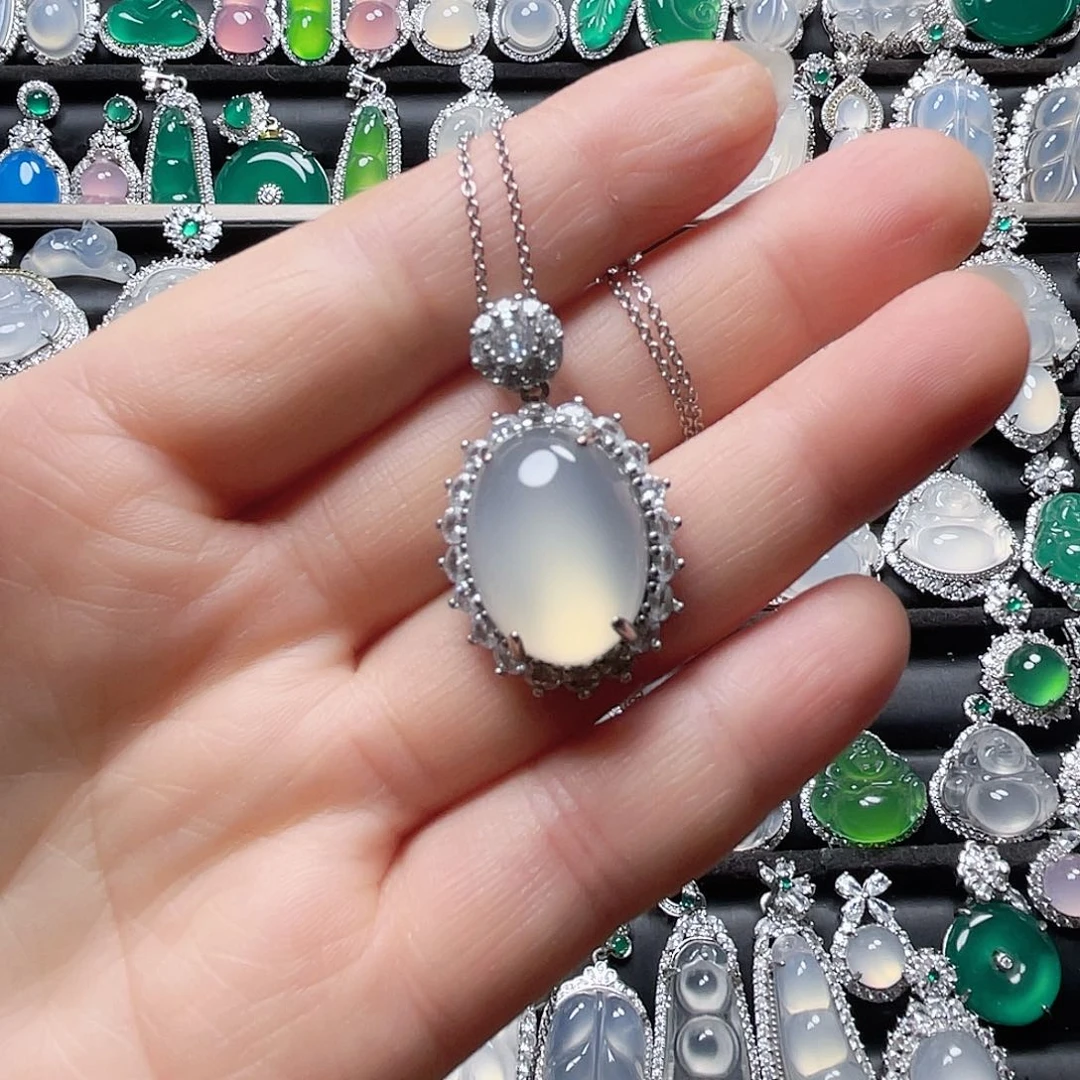 玛瑙/玉髓挂件合金