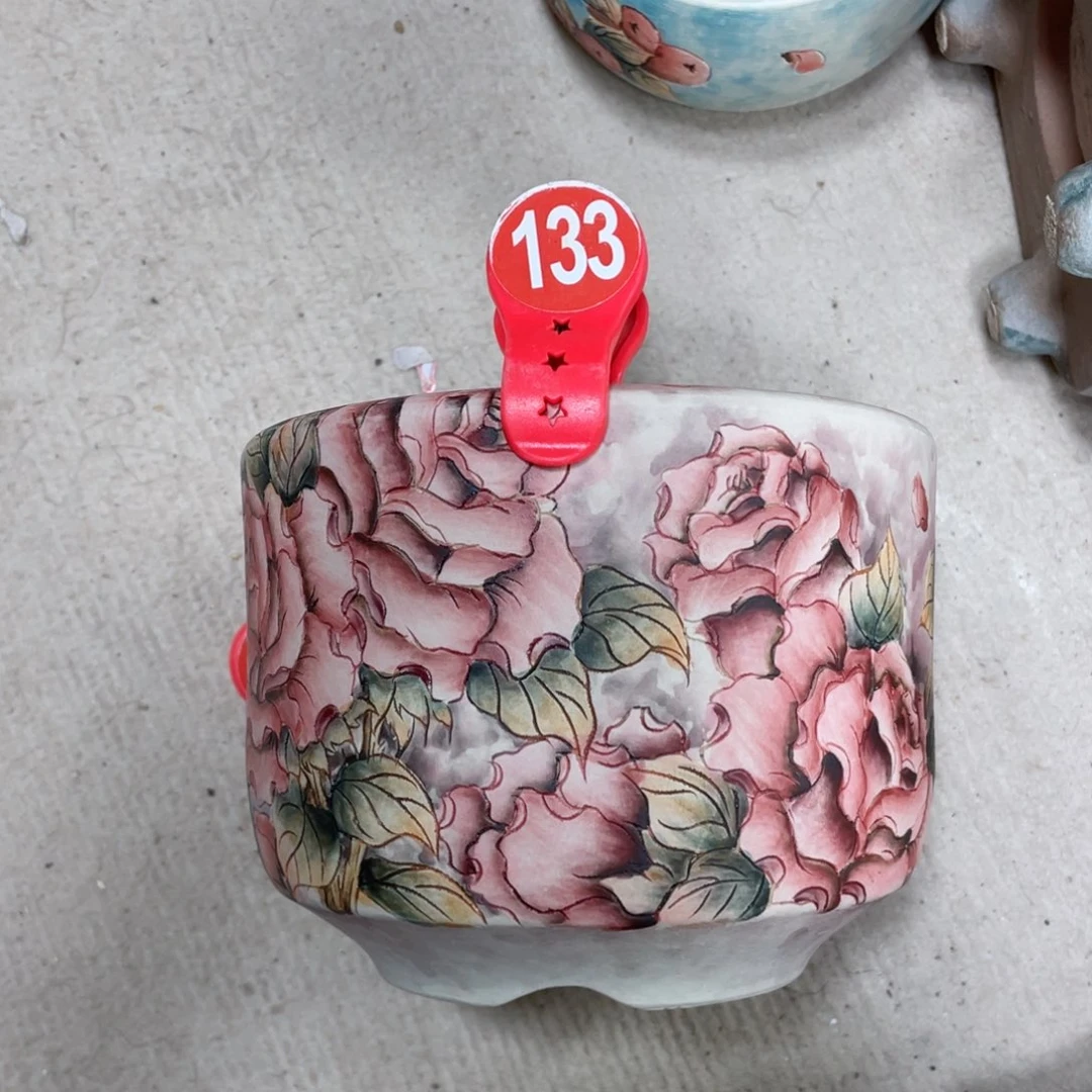 紫砂花盆M*萍陶瓷多肉花盆精品