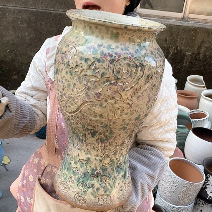 紫砂花盆正品口22高42