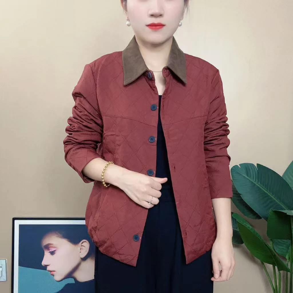 2025新款提花中老年衬衫外套潮流洋气中年秋季中老年妈妈装