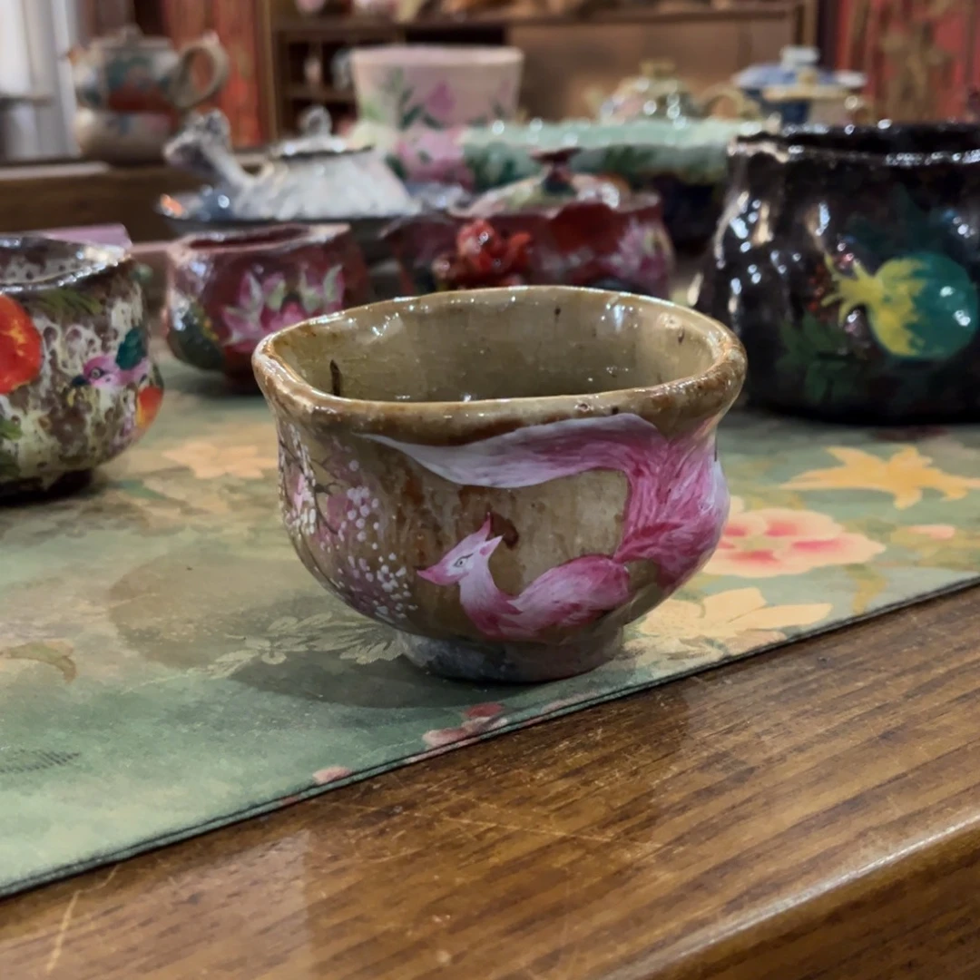 紫***烟景德镇纯手工手绘陶瓷