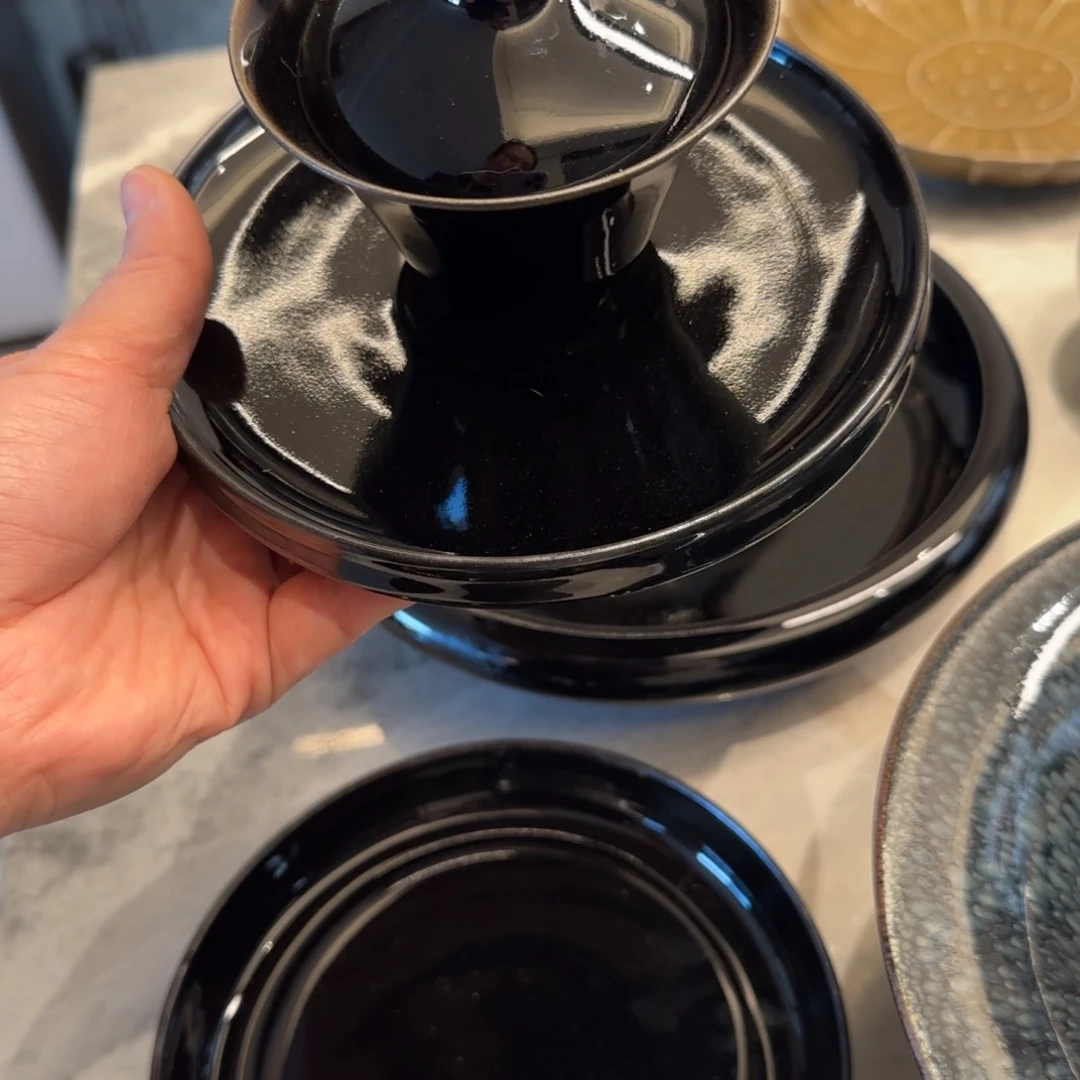 茶盏?****?苏文寿乌金三才盖碗