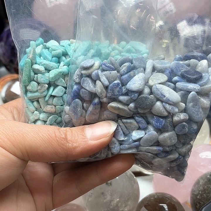 水晶400克水晶碎石未镶嵌