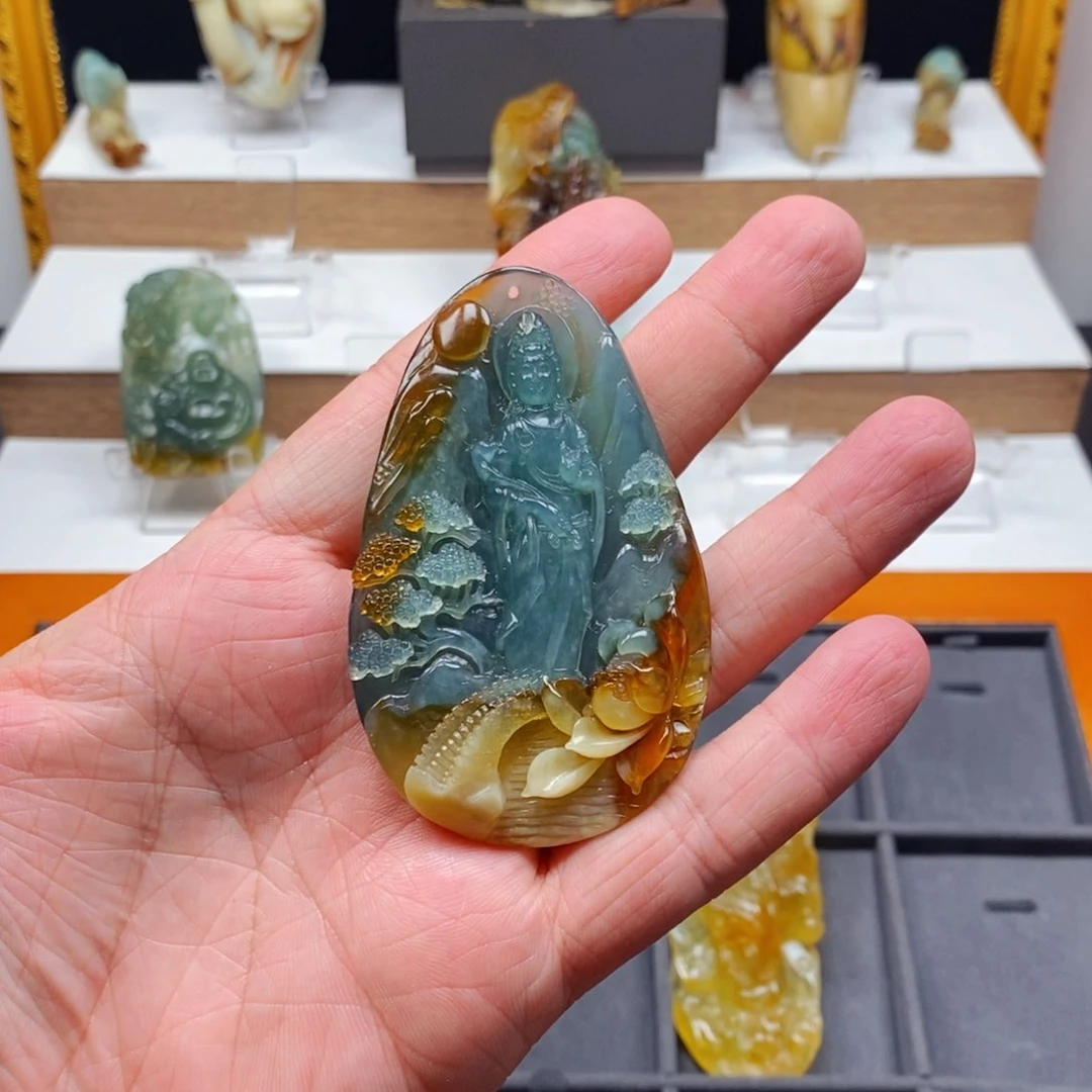 蛇纹石玉未镶嵌颈饰我**我