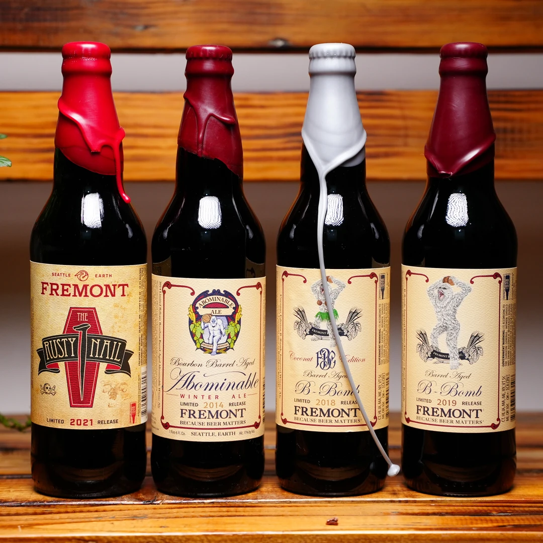 美国进口(佛里蒙)年份蜡封高分世涛系列啤酒