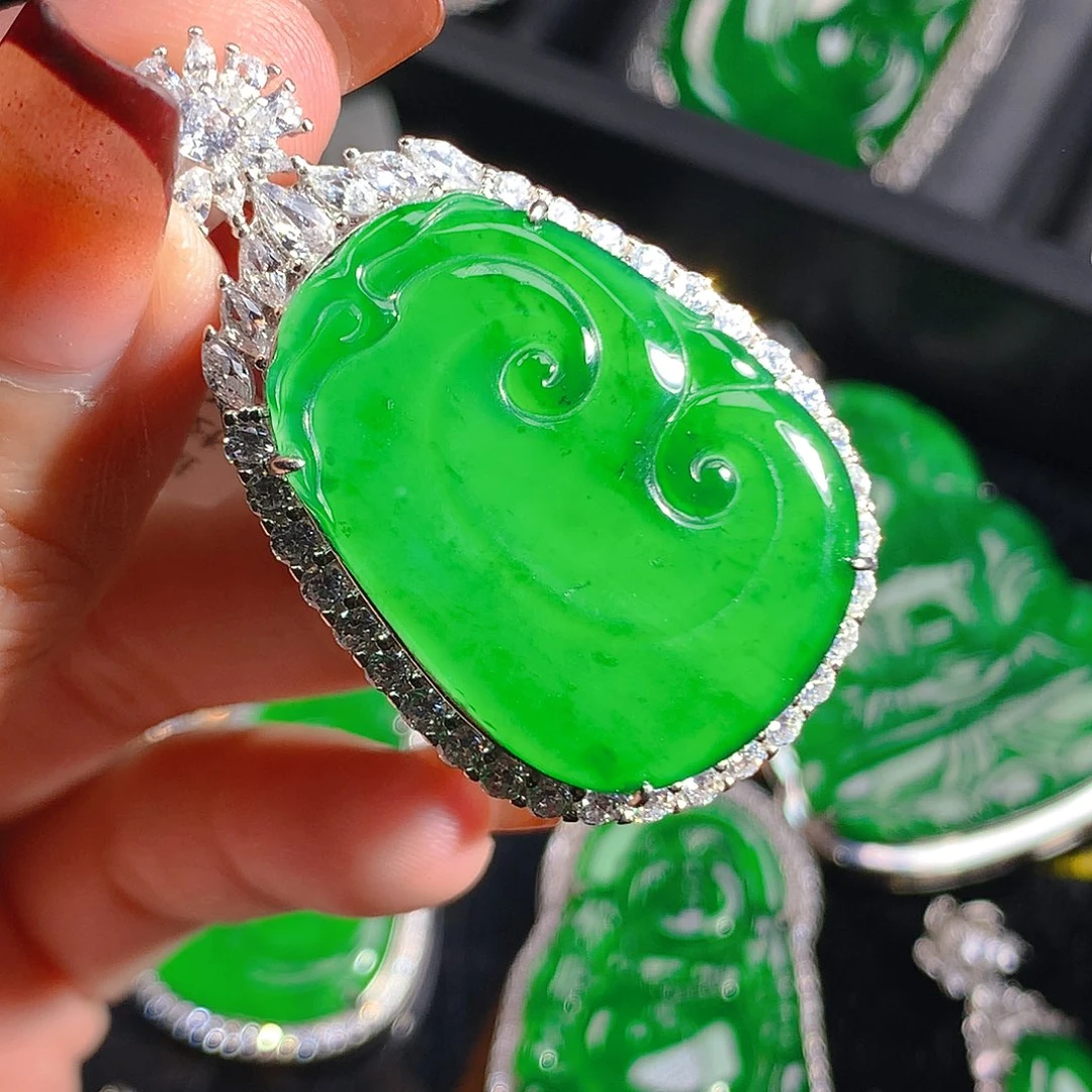 翡翠吊坠(不含链)未镶嵌