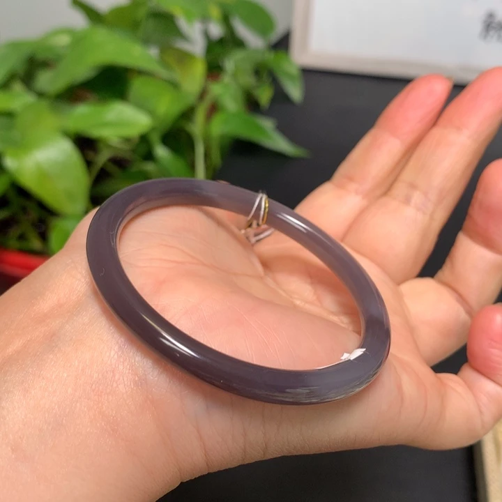 和田玉手镯未镶嵌55