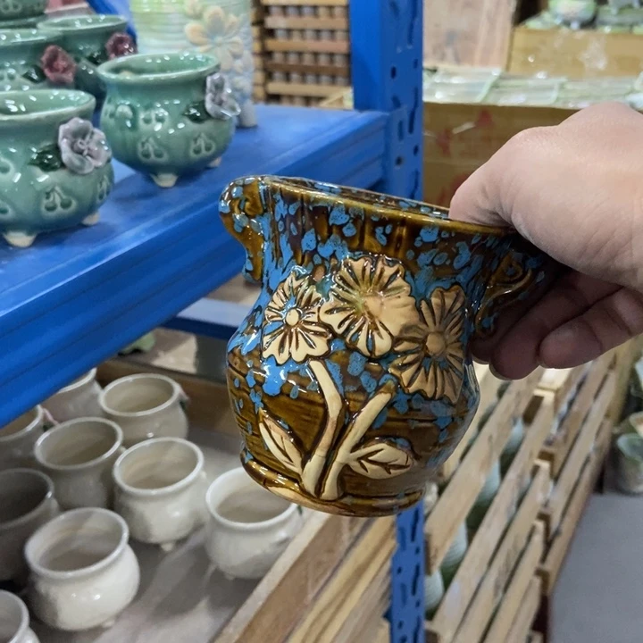 陶瓷花盆单场满9.9发9*10