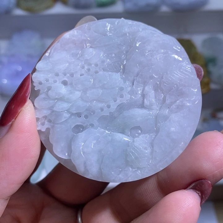 【闪购商品】翡翠挂件未镶嵌山水