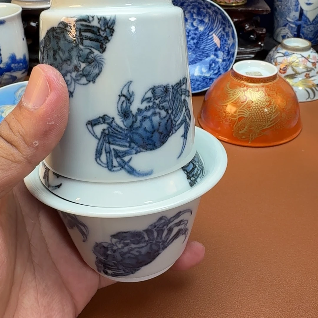 杯子景德镇全手工手绘陶瓷