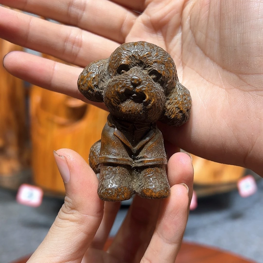 柏木小叶黄杨木摆件