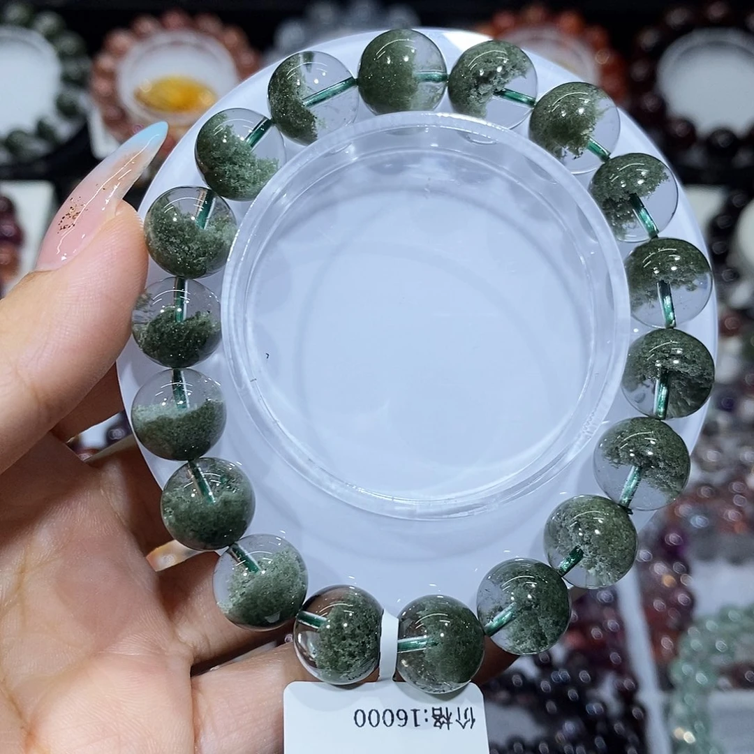 水晶手串未镶嵌绿幽灵11